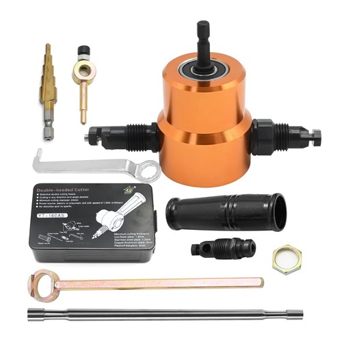 DOUBLE-HEADED METAL SHEET CUTTER KIT