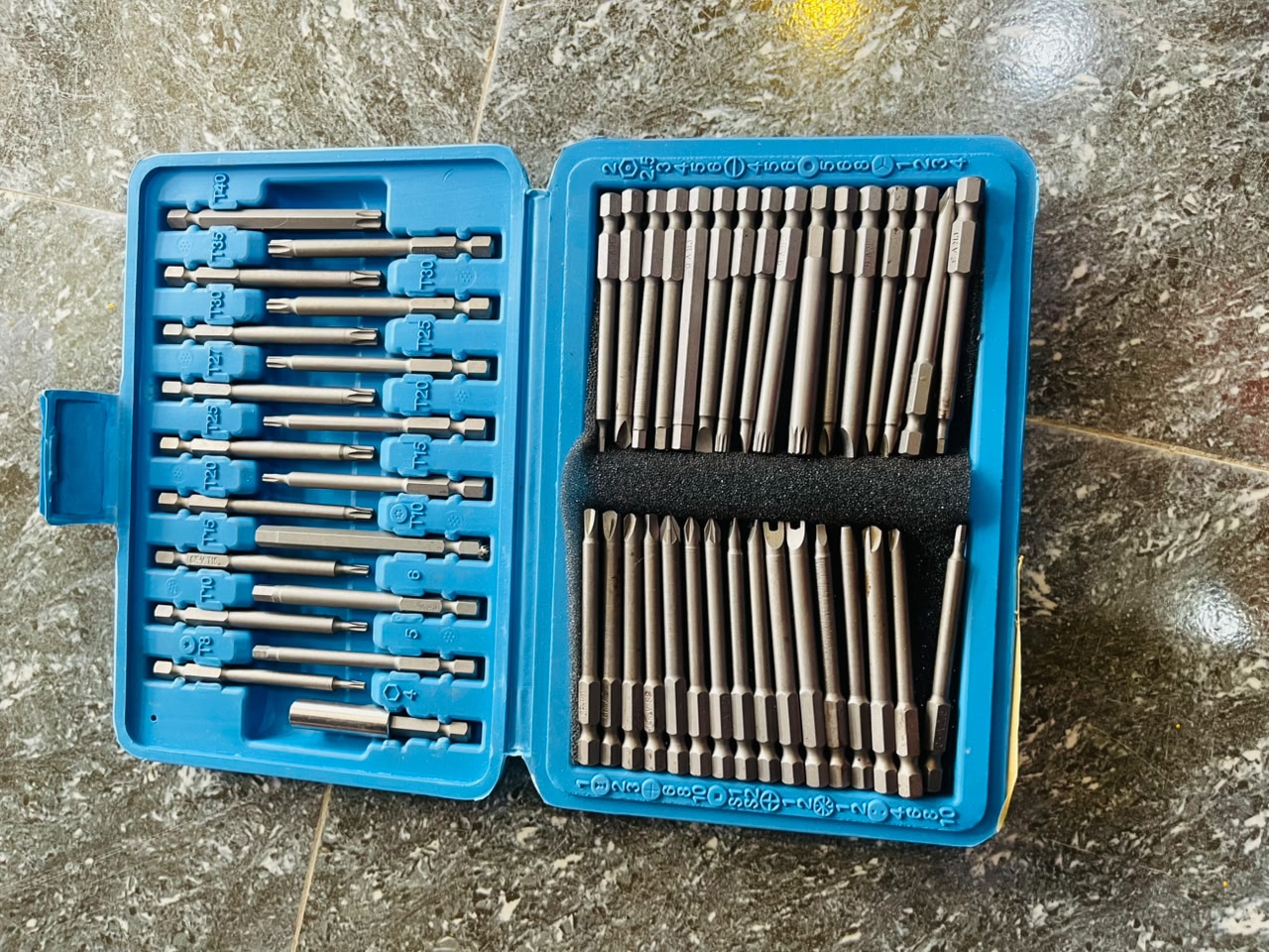SCREWDRIVER STEEL DRILL BIT SET